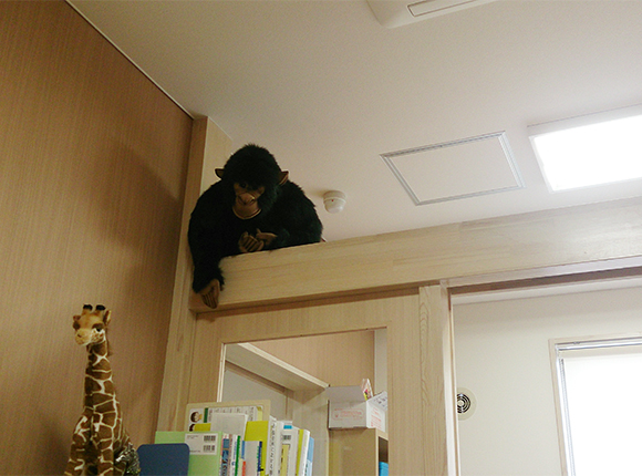 診察室のチンパンジー